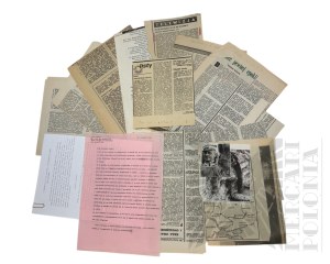 PRL/III Republic - Newspaper Clippings Reporting on the Katyn Massacre.