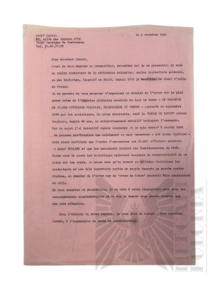 PRL/III Republic - Newspaper Clippings Reporting on the Katyn Massacre.