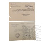 PRL - Dokumenty Służbowe Włodzimierza Downara.