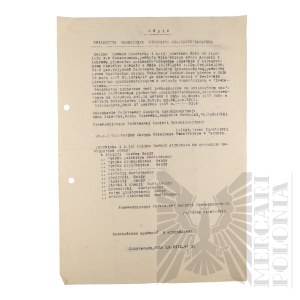 PRL - A copy of the Certificate of Completion of the Junior High School by Halina Downar. Ciechocinek.