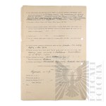 PRL - Kwestionariusz dla Członków i Wstępujących do P.P.R. Włodzimierza Downara.