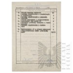 PRL - Certificate of Completion of the Instructor Training Course in , "Value Analysis" by Maj. Slawomir Cupryszak.