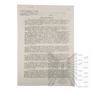 PSZnZ - 2 Dywizja Strzelców Pieszych - Rozkaz Oficerski nr 3 z 1.06.1942 r.