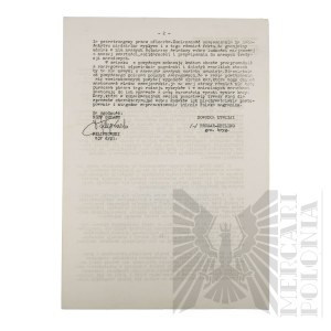 PSZnZ - 2nd Infantry Rifle Division - Officer's Order No. 3 dated 1.06.1942.