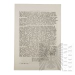 PSZnZ - 2 Dywizja Strzelców Pieszych Rozkaz Dzienny z 8.07.1943 r. Przekazujący Rozkaz Dzienny p.o. Naczelnego Wodza z 5.07.1943 r. Informujący o Śmierci gen. broni Władysława Sikorskiego.