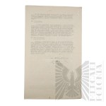 PSZnZ - Komunikat Informacyjny Ministerstwa Obrony Narodowej - Biura Ministra-Wydział Polityczny?