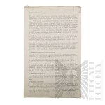 PSZnZ - Komunikat Informacyjny z 12.04.1945 r. Ministerstwa Obrony Narodowej - Biura Ministra-Wydział Polityczny dot. Spraw Międzynarodowych?