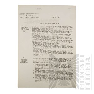 PESnZ - 2nd Infantry Rifle Division - Officer's Secret Order No. 9 dated 7.08.1943?