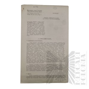 PSZnZ - Poufny Rozkaz z 31.03.1945r. Ministerstwa Obrony Narodowej dla Żołnierzy 2-giej Dywizji Strzelców Pieszych dot. Sytuacji Politycznej?