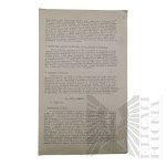 PSZnZ - Poufny Rozkaz z 31.03.1945r. Ministerstwa Obrony Narodowej dla Żołnierzy 2-giej Dywizji Strzelców Pieszych dot. Sytuacji Politycznej?