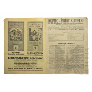 II RP- Gazeta Kupiec Świat Kupiecki Pisma Złączone Poznań 1932