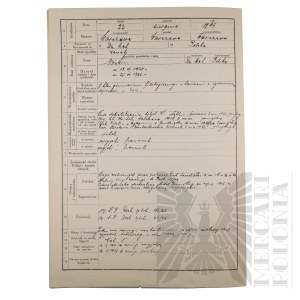 II RP - Record Notebook of Capt. Pilot Joseph Mickiewicz.