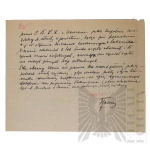 II RP - Medical Opinion of the Chief Physician of the 3rd Airborne Regiment Issued to Capt. Pilot Joseph Mickiewicz.
