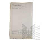 II RP - Odpis Karty Ewidencyjnej gen. bryg. Jerzego Ferek-Błeszyńskiego.