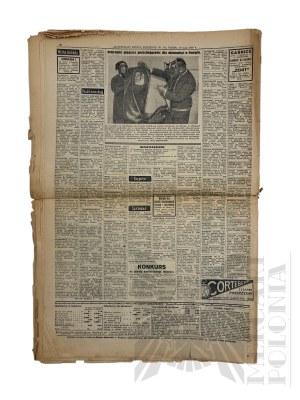 II RP - Illustrated Daily Courier of May 19, 1935 Informing about the Funeral of Marshal Jozef Pilsudski, Krakow.