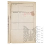 II RP - Wniosek o Nadanie Srebrnego Krzyża Zasługi dla Adama Zenona Szymańskiego z 5-go baon-u Korpusu Ochrony Pogranicza w Łużkach.