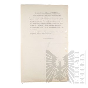 II RP - Zaświadczenie Państwowych Kursów Wakacyjnych dla Nauczycielstwa Szkół Powszechnych Okręg Szkolny Pomorski o Odbyciu Wakacyjnego Kursu Fizycznego dla Włodzimierza Downara.