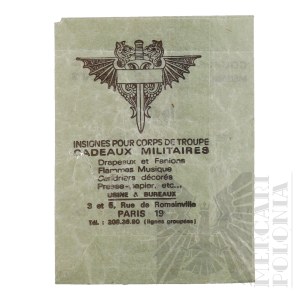 II RP - Envelope for Decoration, Drago Company (France).