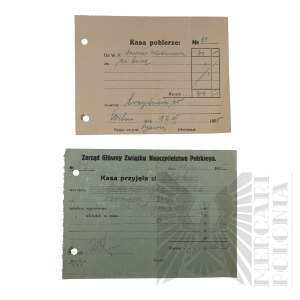 II RP - Set of Receipts by Jerzy Downar.
