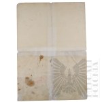 II RP - Dyplom Brązowego Medalu za Długoletnią Służbę. Radom.