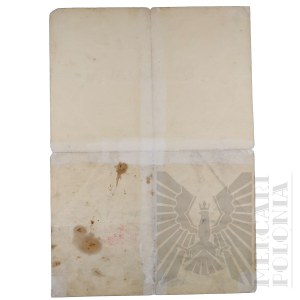 II RP - Diploma of the Bronze Medal for long service. Radom.