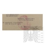II RP - Odpis Pisma Francuskiej Misji Wojskowej w Polsce Przekazującego w Załączeniu Ocenę Oficerów Polskich, tj. płk. Żymierskiego, ppłk. Błeszyńskiego, ppłk. Andersa, ppłk Stachiewicza (Pismo Przewodnie). Warszawa.