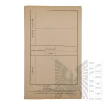 II RP - Roczne Uzupełnienie Listy Kwalifikacyjnej za rok 1928 gen. bryg. Jerzego Ferek-Błeszyńskiego.
