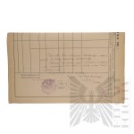 II RP - Roczne Uzupełnienie Listy Kwalifikacyjnej za rok 1928 gen. bryg. Jerzego Ferek-Błeszyńskiego.