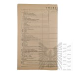 II RP - Roczne Uzupełnienie Listy Kwalifikacyjnej za rok 1928 gen. bryg. Jerzego Ferek-Błeszyńskiego.