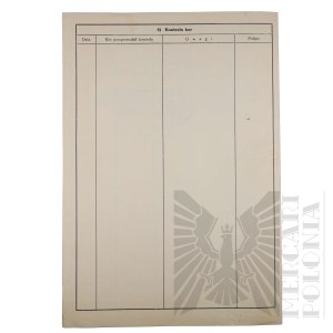 II RP - Record Notebook of Capt. Pilot Joseph Mickiewicz.