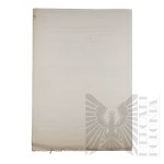II RP - Roczne Uzupełnienie Listy Kwalifikacyjnej za rok 1935 gen. bryg. Jerzego Ferek-Błeszyńskiego.