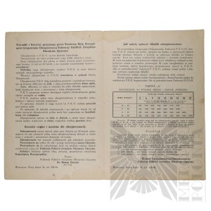 II RP - Information Brochure of the Federation of Polish Associations of Defenders of the Fatherland.