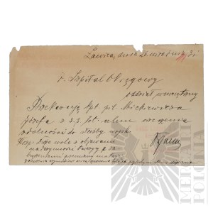II RP - Service command of Capt. Pil. Józef Mickiewicz, 3rd Aviation Regiment, Poznań - Ławica.