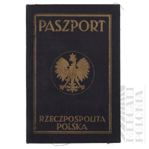 II RP - Paszport Małgorzaty Brazewicz. Wąbrzeźno.