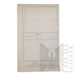 II RP - Roczne Uzupełnienie Listy Kwalifikacyjnej za rok 1925 gen. bryg. Jerzego Ferek-Błeszyńskiego.