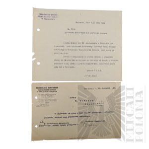 II RP - Set of Documents from the Provincial Sanatorium for the Breastfeeding Sick in Smukala, Concerning the Downar Family.