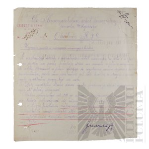 II RP - Circular on Science in the Spring and Summer Months by Vladimir Downar. Vileyka.