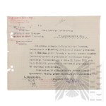 II RP - Zestaw Dokumentów Służbowych Włodzimierza Downara.