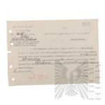 II RP - Zestaw Dokumentów Służbowych Włodzimierza Downara.