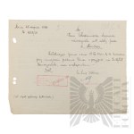 II RP - Zestaw Dokumentów Służbowych Włodzimierza Downara.