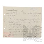 II RP - Zestaw Dokumentów Służbowych Włodzimierza Downara.