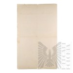 II RP - Wyciąg z Wykazu Stanu Służby i Kwalifikacyjnego Włodzimierza Downara.