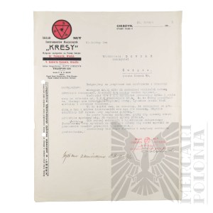 II RP - Letter from the Musical Instrument Storehouse 