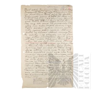 II RP - Notarial copy of the Identity Document of Vladimir Downar. Vileyka.