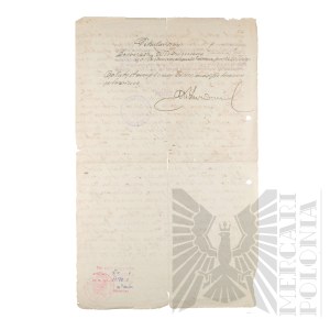 II RP - Notarial copy of the Identity Document of Vladimir Downar. Vileyka.