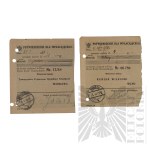 II RP - Zestaw Potwierdzeń Wpłat Dokonanych przez Jerzego Downara.