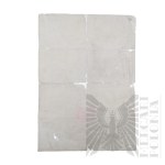 II RP - Dyplom Brązowego Medalu za Długoletnią Służbę, Nadanego Stefanowi Gruszce. Lwów.