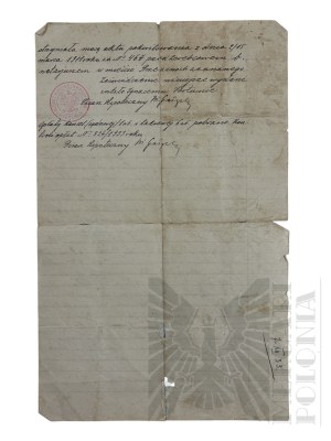 II RP - Certificate Issued by the Mortgage Writer in Brzezinski County.
