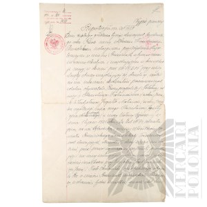 II RP - Excerpt of the Notarial Deed of Sale of 1931. Birchwood.