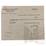 II RP - Pismo Ministerstwa Spraw Wojskowych Departament Aeronautyki do Szefa Departamentu Intendentury Ministerstwa Spraw Wojskowych.